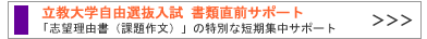 立教大学の自由選抜入試対策